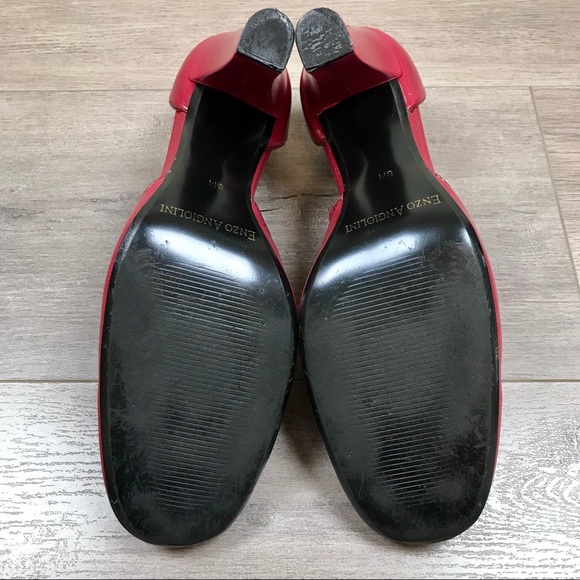 SOLD 50% Off Sale! ENZO ANGIOLINI • Leather Heels - Picture 7 of 13